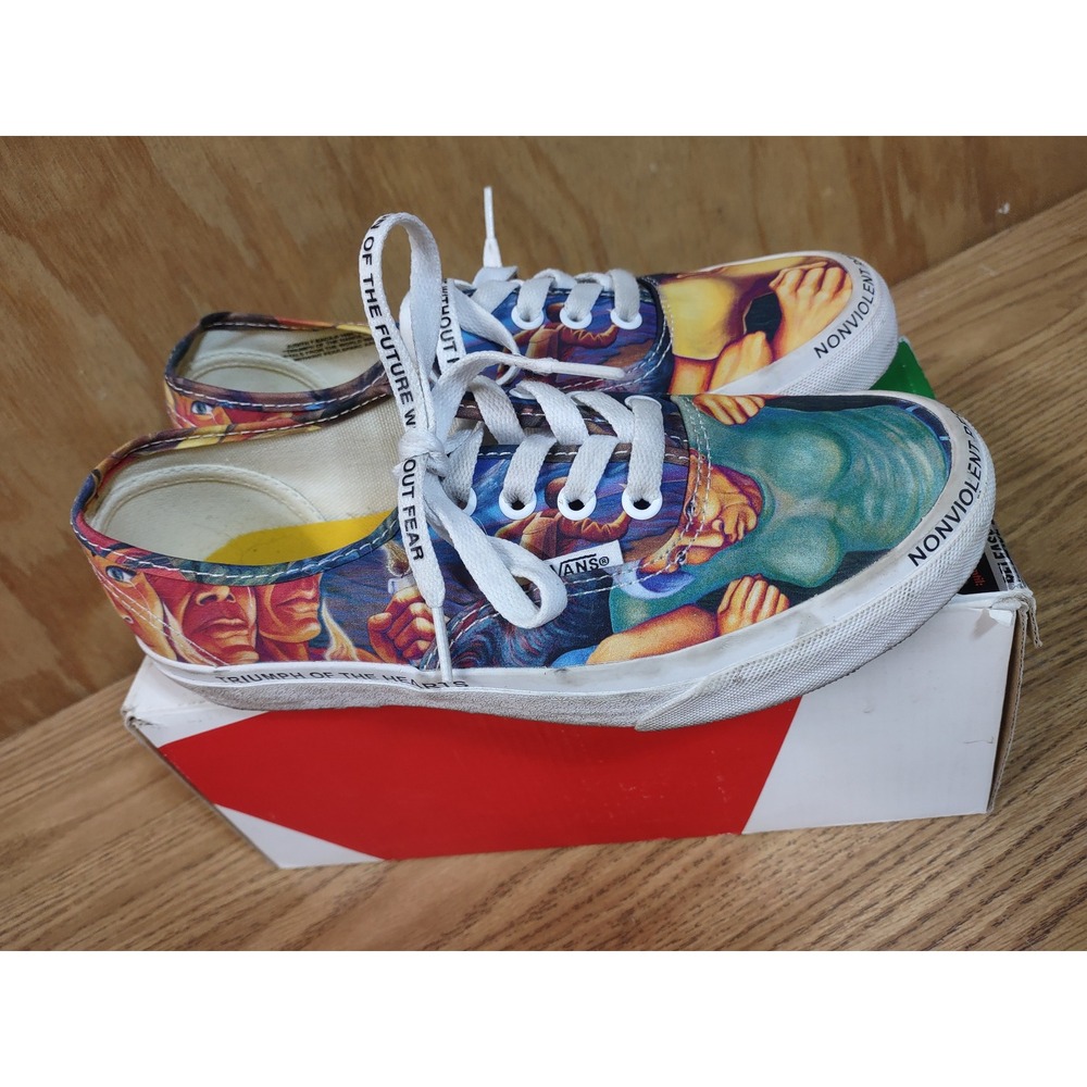 Vans MOCA x Old Skool Judy Baca Hitting the Wall Triumph of the Hands Mural Shoe